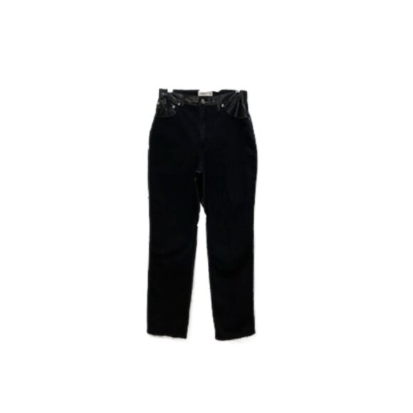 Abercrombie & Fitch Denim - ABERCROMBIE & FITCH Womens 90s Straight Ultra High Rise Curve Love Sz 30 Black